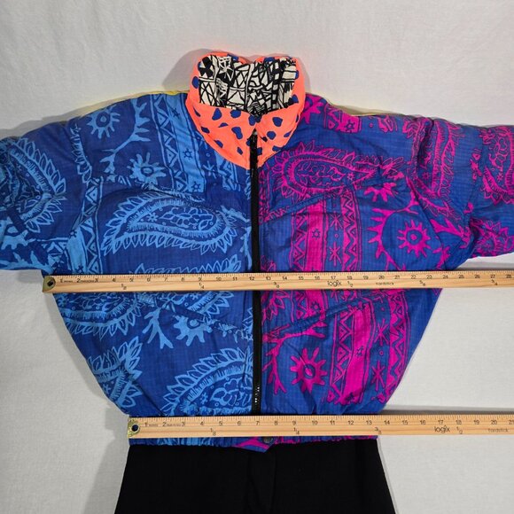 Y2K Vintage OBERMEYER "Shazzam" One-Piece Snowsuit LADIES 6. GLOVES & HEADBAND. - Picture 12 of 17